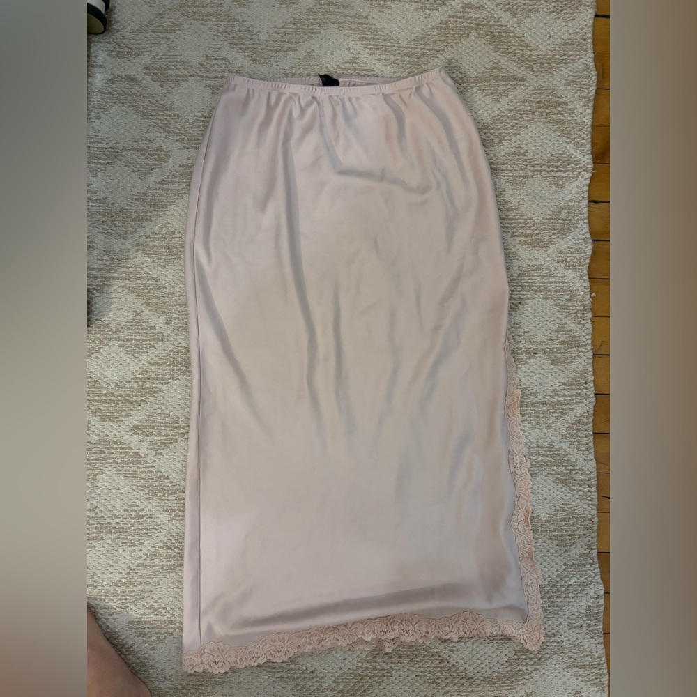 Pink skirt